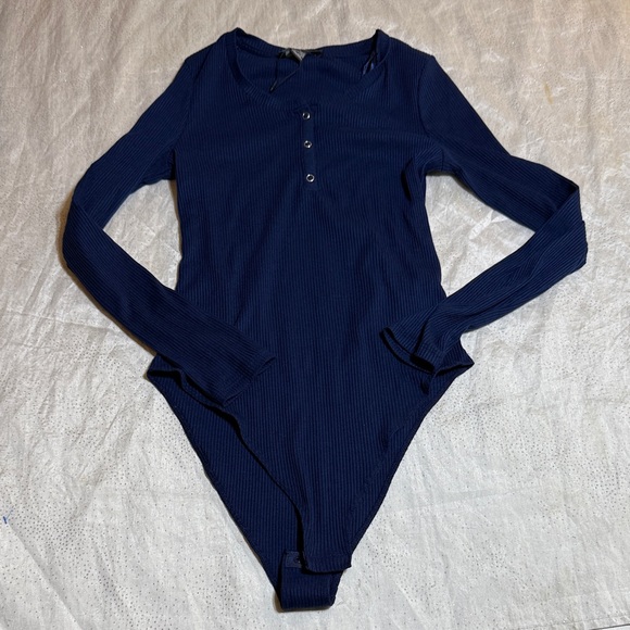 Primark Tops - Primark Navy Blue bodysuit women size S